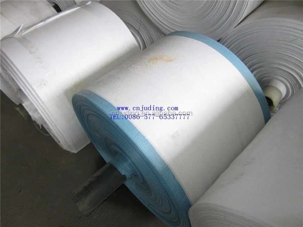 polypropylene woven tubes fabric for Manufacturing  bags   polypropylene sack 50kg plain white pp woven bags
