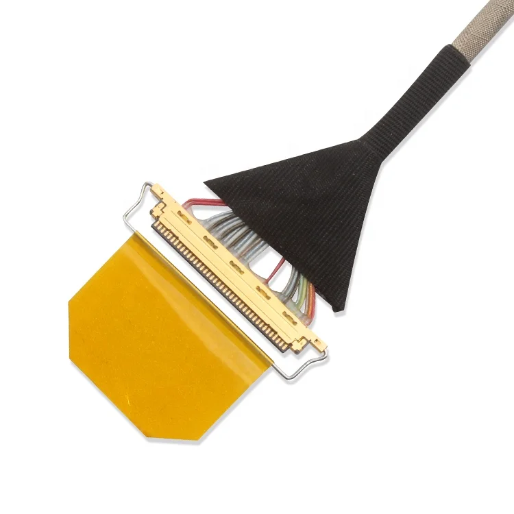 I-PEX 20453-240T-03 to HIROSE DF14-25S-1.25C TO DF13-10S-1.25C lvds cable assembly