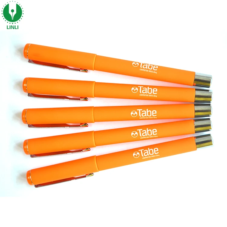 
Custom Popular Promotion Rubber Pen, Cheap Color Plastic Gel Pen With Logo 