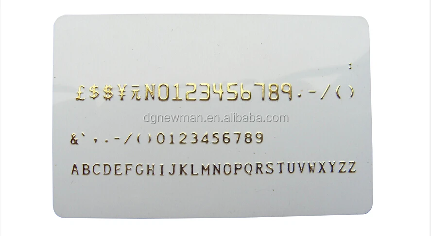 
MD-11 Manual PVC card embossing Indenting machine with 70-character Letters 