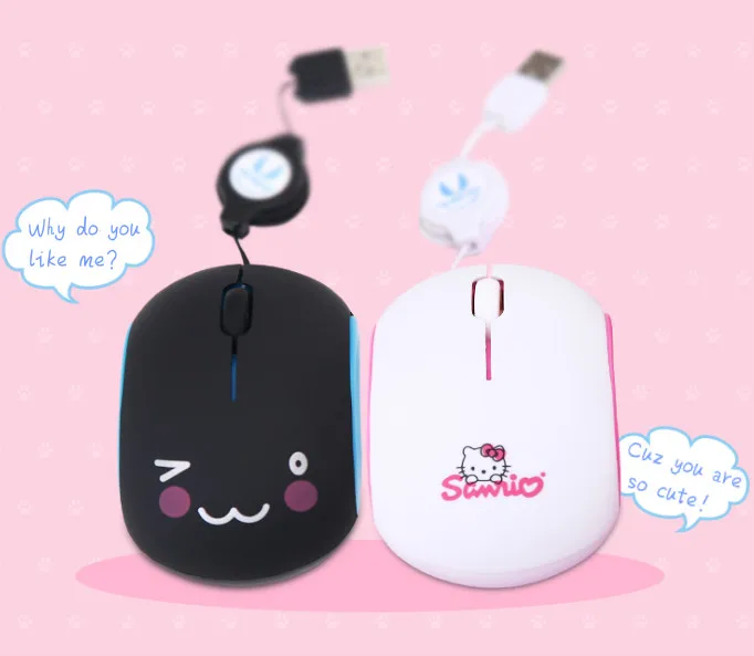 ABS Material DPI 1000 Colorful cute egg shape usb wired mouse