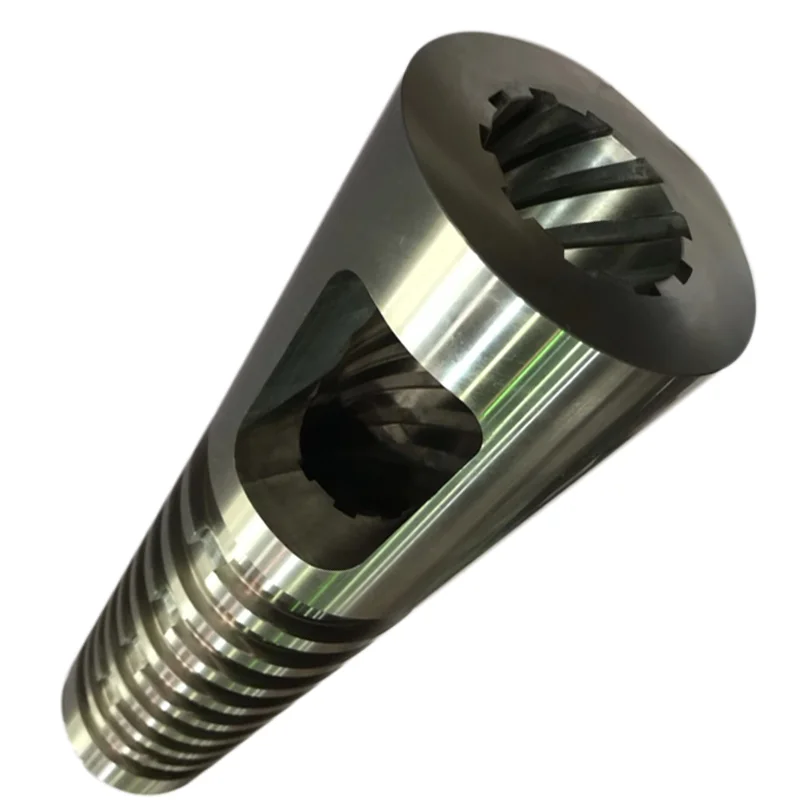 150mm alloy barrel screw Two stage plastic recycling machine/plastic recycling pelletizing screw extruder for PP PE PVC