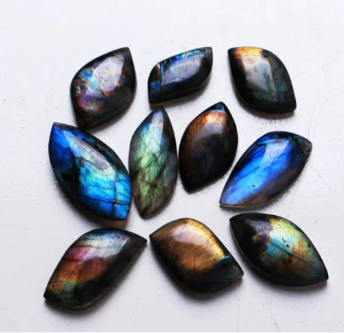 Natural Labradorite Crystal Rough Polished Rock From Madagascar