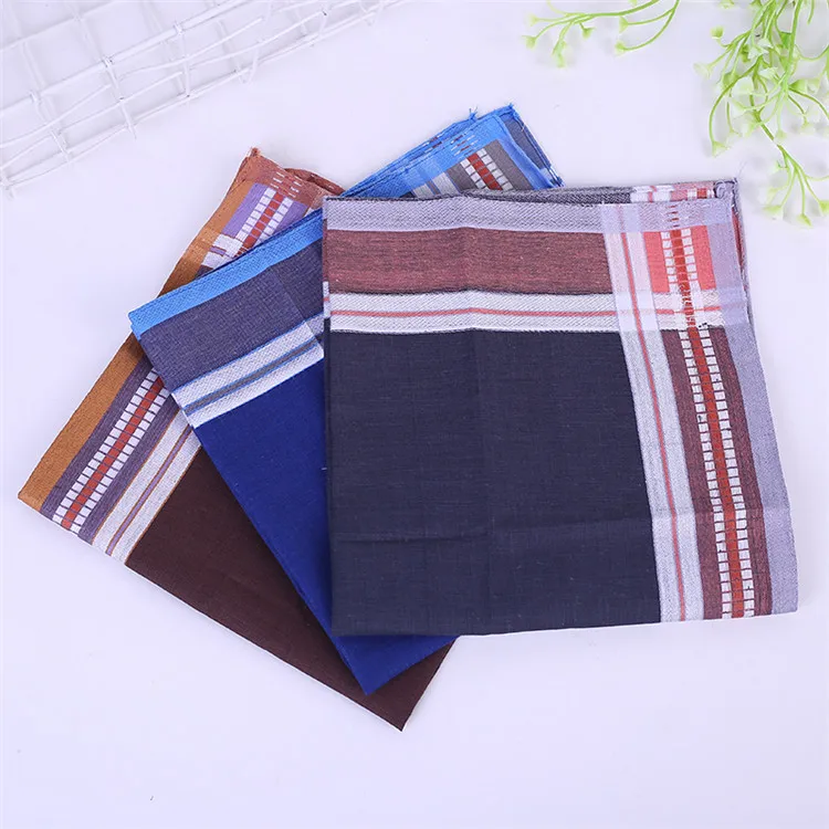 
New Coming Custom Design 100% Cotton Handkerchief Mix Colors Mens Handkerchief 