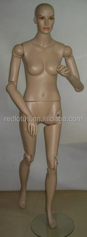 
museum display movable female mannequin 