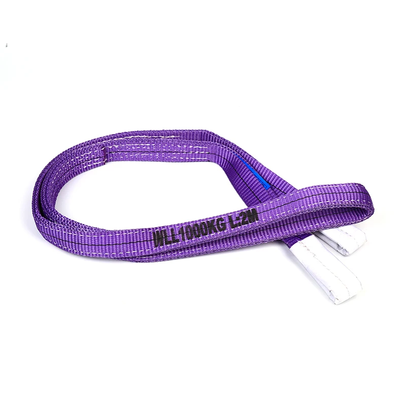 Easy to use heavy duty polyester 2m 1 ton webbing sling
