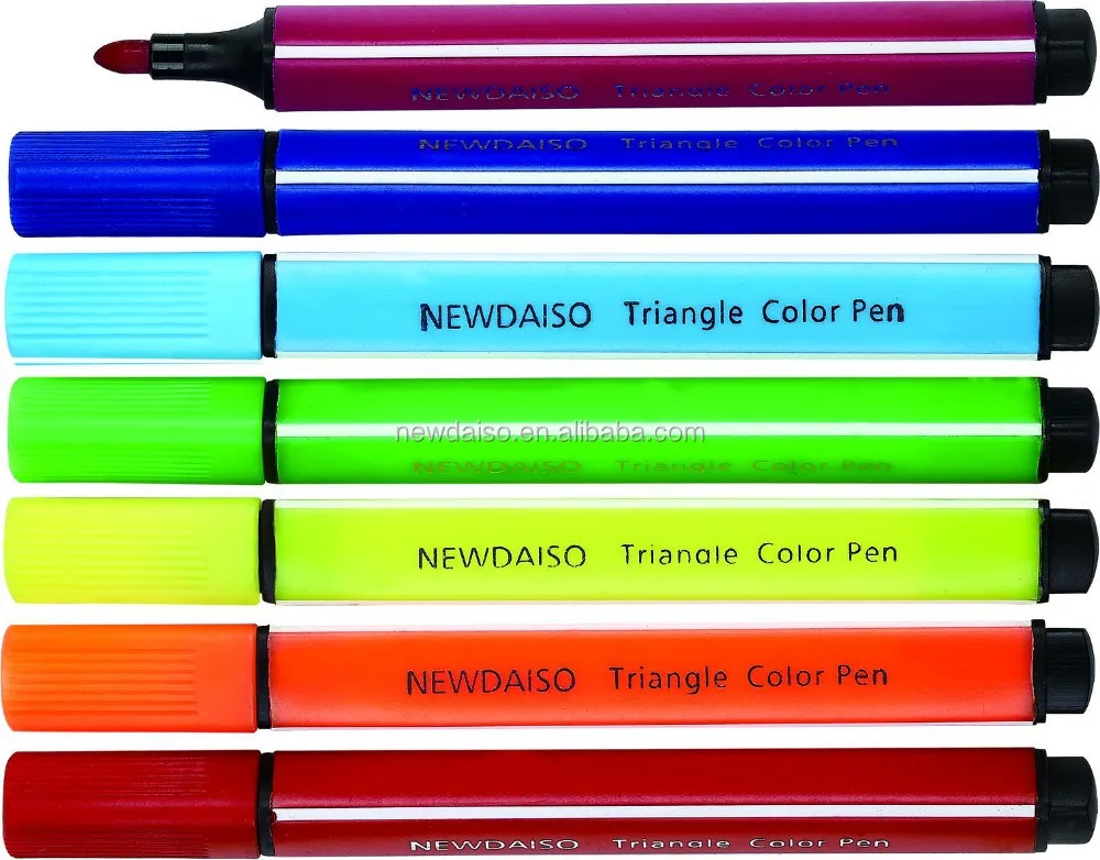 Plastic Felt tip marker pens