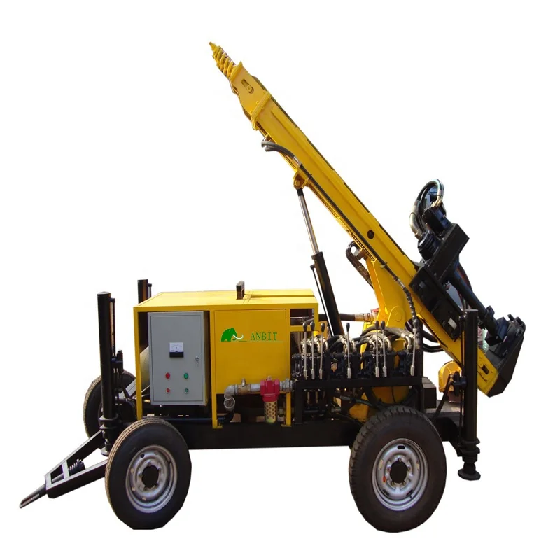 
High Quality Small Four Wheels PSQZ-100T Water Well Drilling Rig Machine 