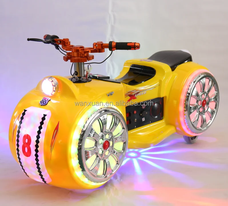 Newest amusement park moto mini indoor electric kids ride on car