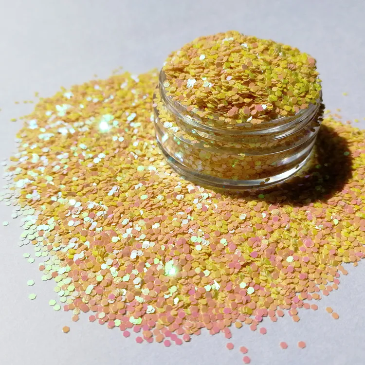 Hot Selling change color chunky holographic glitter 1kg, bulk color shifting glitter powder for body decoration
