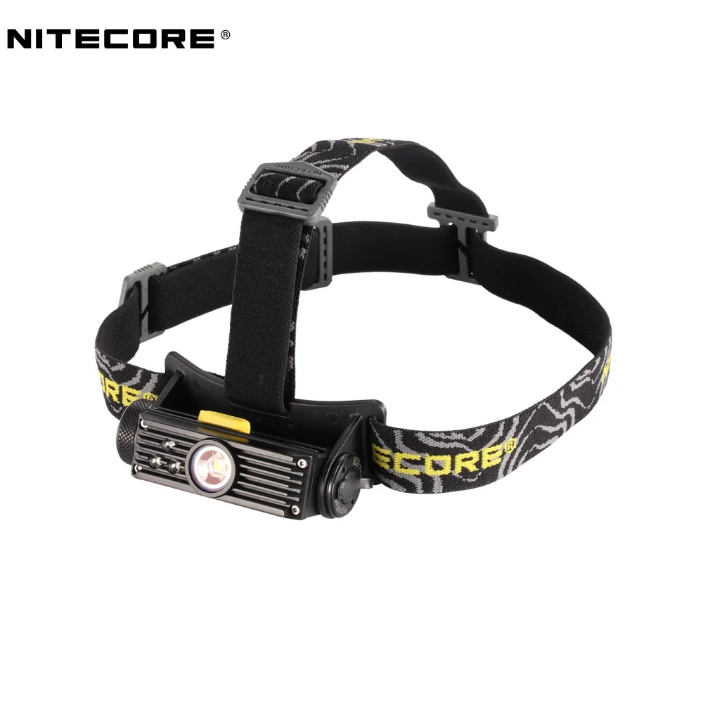 Налобный фонарь NITECORE HC90 900 люмен 110 метров IPX8 RGB-подсветка для кемпинга на открытом воздухе алюминиевый сплав 18650 зарядка