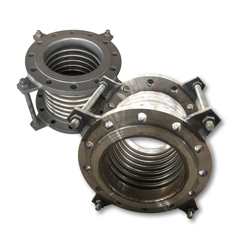 Pipe vibration isolator bellows expansion joint flexible compensator