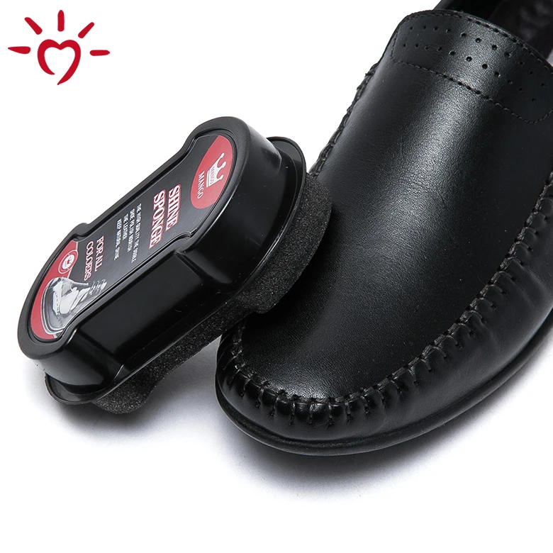 
Black color OEM cleaner sponge shoe shine 