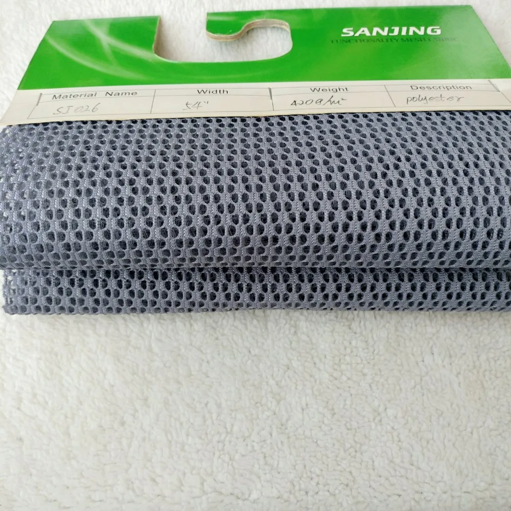 100% polyester 3d spacer air mesh fabric for sport shoes and backpack