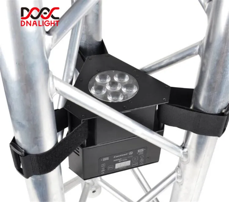 12*18W Wedge Tri Freedom Uplight Mini Led Par Light Stand Irc Remote Dmx Wifi Mobile Control Battery Powered 20 Hours