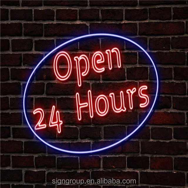 Outdoor led sign shop name board high quality store front acrylic pizza neon light sign