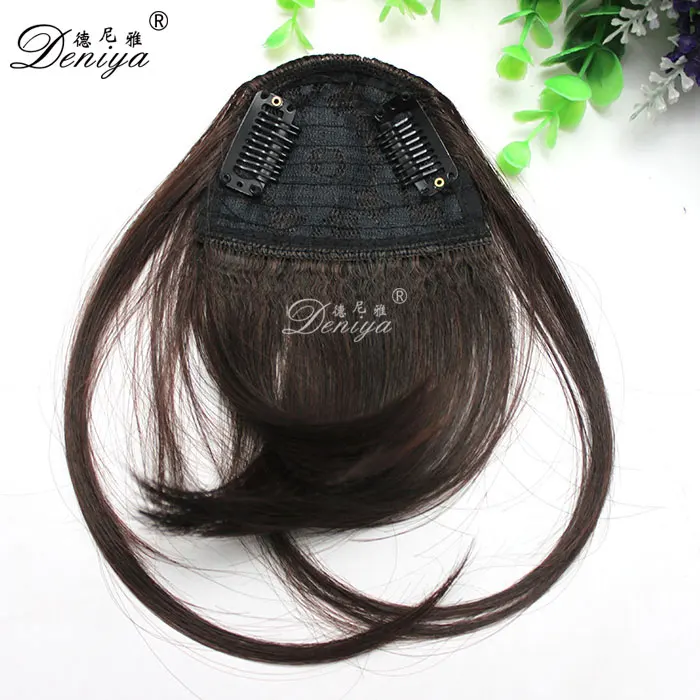 
Hot sale easy clip in bangs, fashion synthetic fringe 