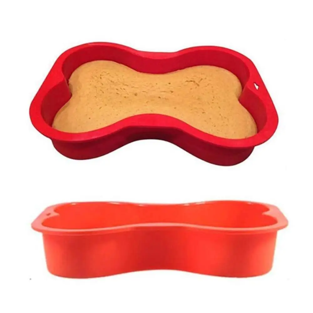 Silicone Large Dog Bone Shape Cake Pan