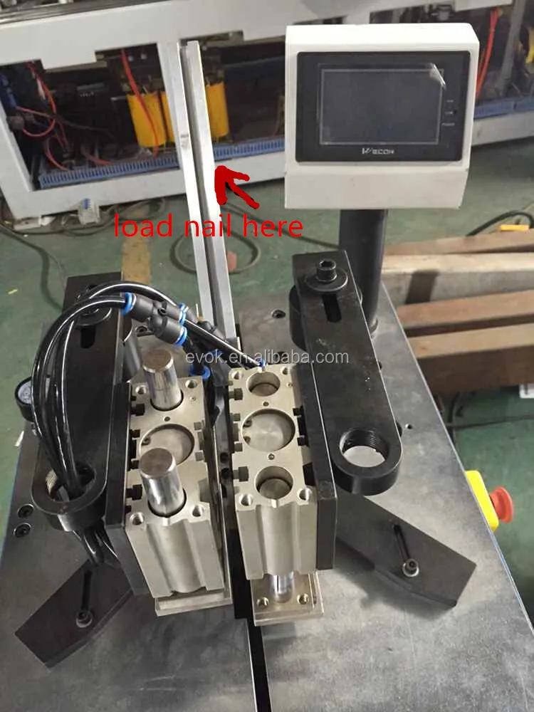 
New Design CNC Double Angle Nailing Machine for Photo Frame 