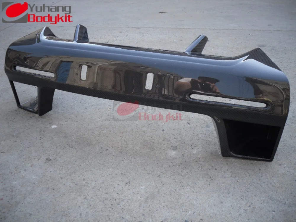 For Skyline R35 GTR CBA OEM Style Carbon Fiber Front Bumper Nose Head Cover