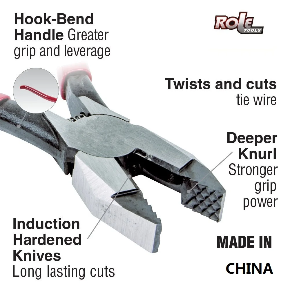 Гибочный пресс плоскогубцы агрессивные накатки 9-дюймовый та же что и у Klein инструменты D201-7CSTA