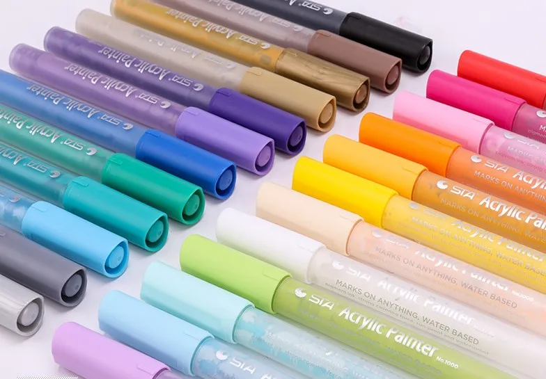 Hot selling STA marker pen water based non-toxic marker pen professional acrylic paint marker pen