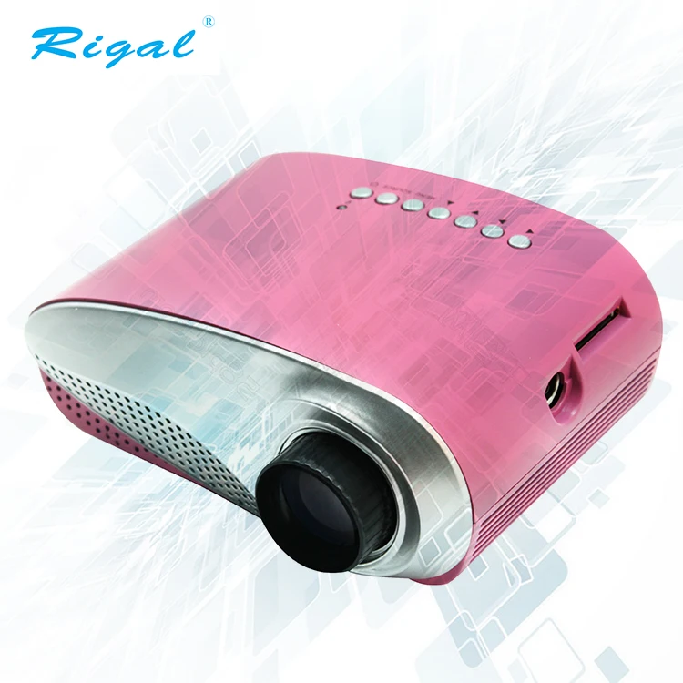 Pink Newest Mini Full HD Home Theater Android Projector