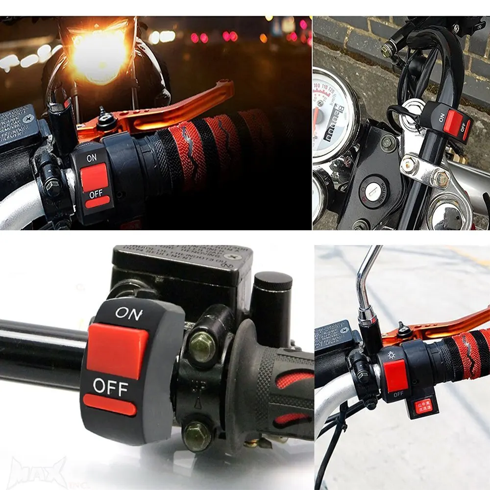 Motorcycle Motorbike Handlebar Kill ON OFF Stop Switch