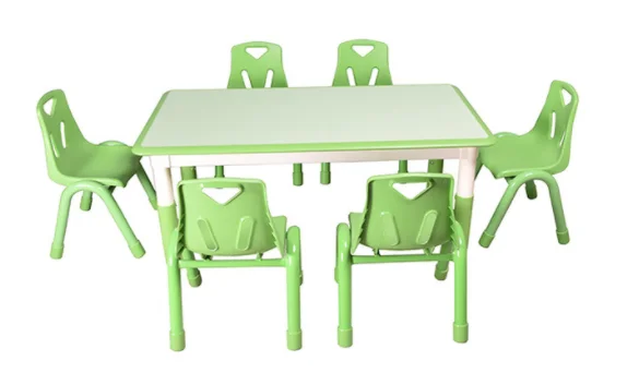 Children plastic school furniture kids daycare center kids cabinet for sale children study desk and chair