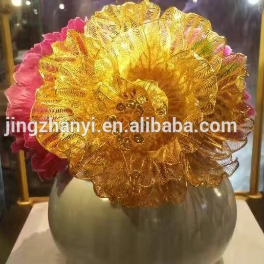 Jingzhanyi Jewelry Factory Silver filigree jewelry processing, Gold silk jewelry processing, Metal twisted wire jewelry