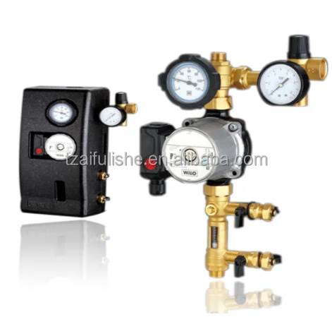 Солнечная насосная станция для солнечных тепловых систем, система теплого пола