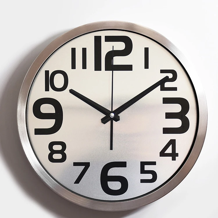 2022 Hot sale Giant luxury 3d kitchen Wall Clock with customized logo