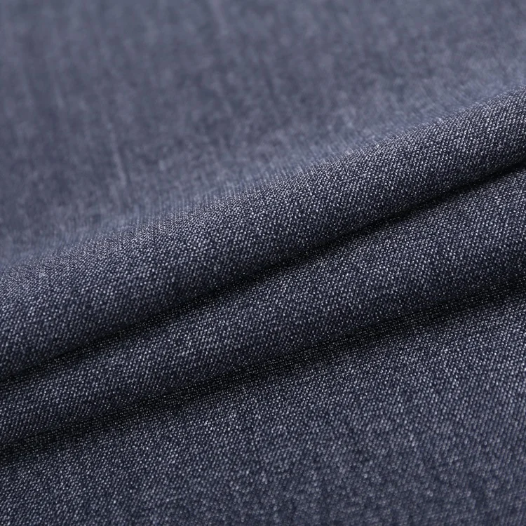 Difficult deformation faded sweat resistant rayon line check spandex fabric polyester wholesale