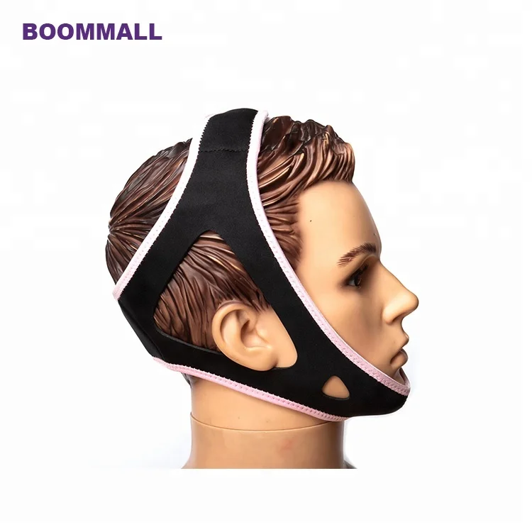 
Wholesales neoprene adjustable anti snore jaw band support unisex stop snoring chin strap 