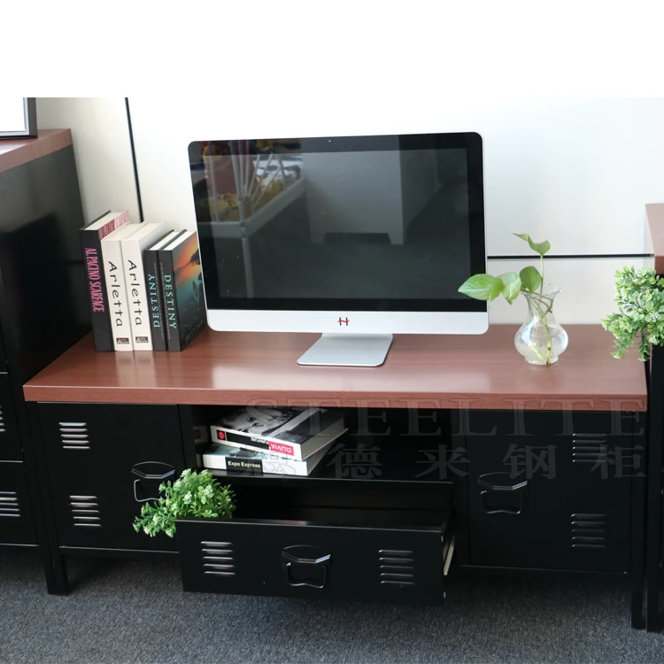 China manufacturer long TV stand table modern led TV stand furniture design with price