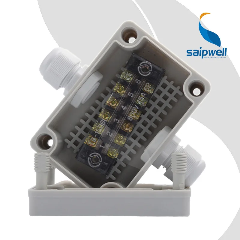 China Supplier DIN RAIL Plastic Electric solar panel l junction box terminal block