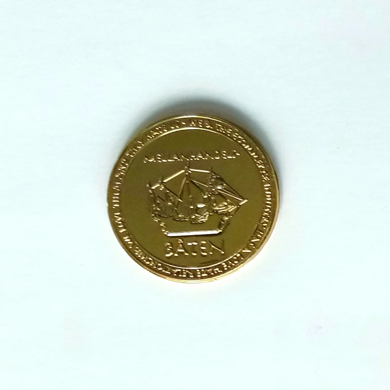 Пластиковая памятная монета на заказ