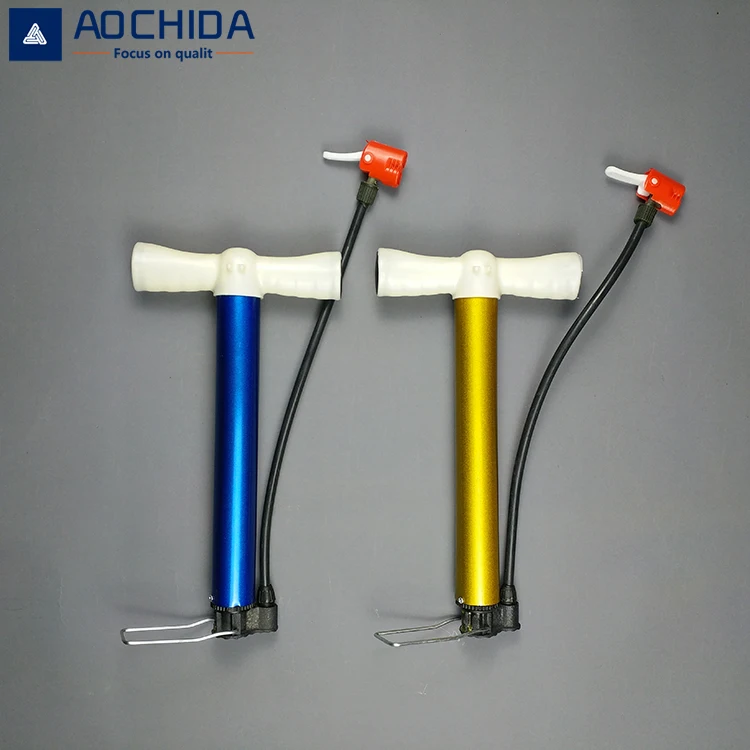 Wholesale mini inch portable tire inflator mixed color steel bicycle pump