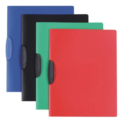 office a4 transparent folder A4 swing clip folder pp swing lock report folder