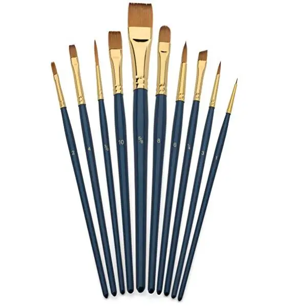  Набор высококачественных нейлоновых кистей для рисования на заказ 10 шт./компл.