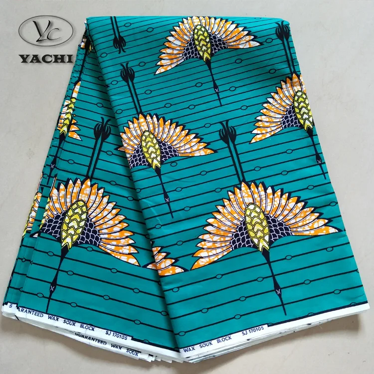 Indonesia Cotton Printed Fabric Ankara Fabric Wax With Heron