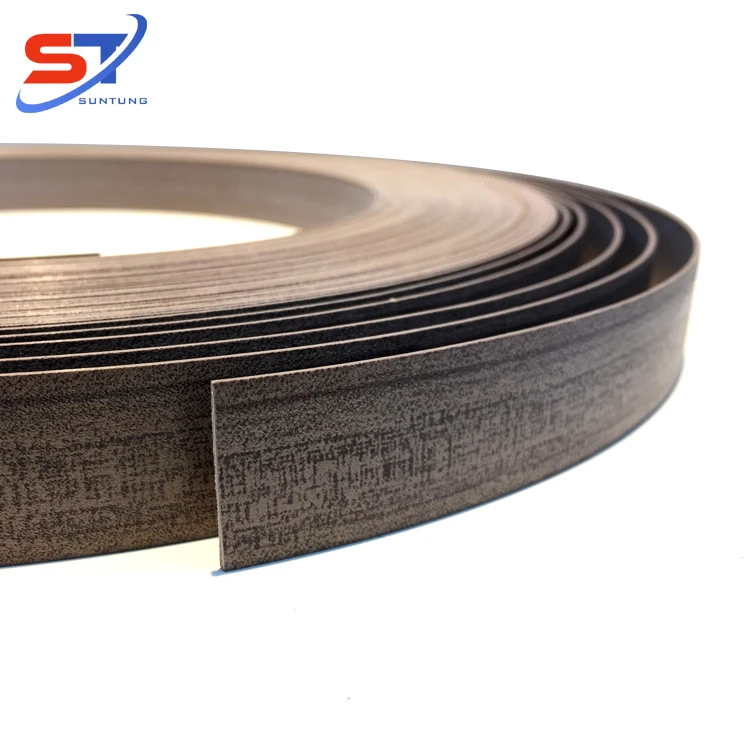 Manufacturer Wood Grain PVC Plastic Edge Binding Tape Edgebands
