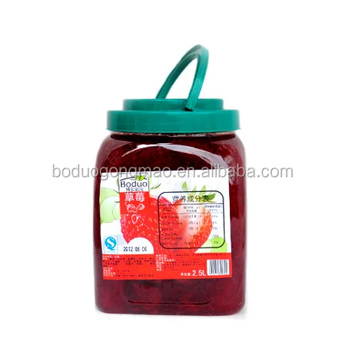 Зеленое питание, клубничный джем, срок годности 12 месяцев, бутылка фруктового джема, мороженое, каша, сырье