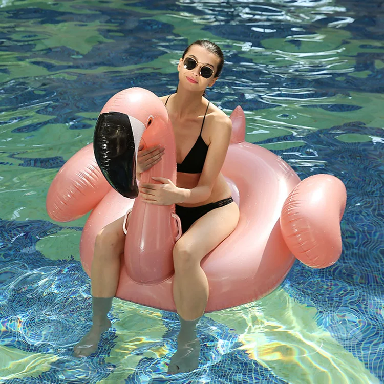 factory hot sale water toys Small size inflatable pool floats flamingo for adults