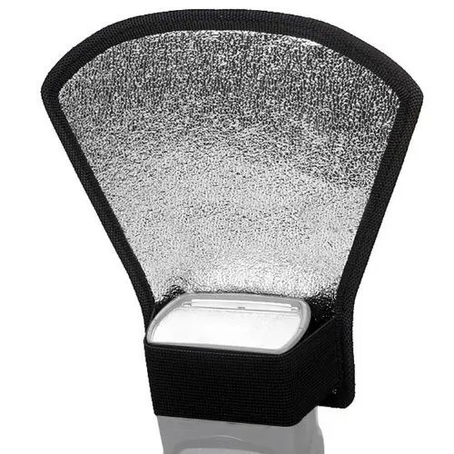 2019 Flash Diffuser Silver/White Reflector for Nikon Speedlite SB-600,SB-800,SB-900,Canon Speedlite 380EX 430EX 550EX 580EX
