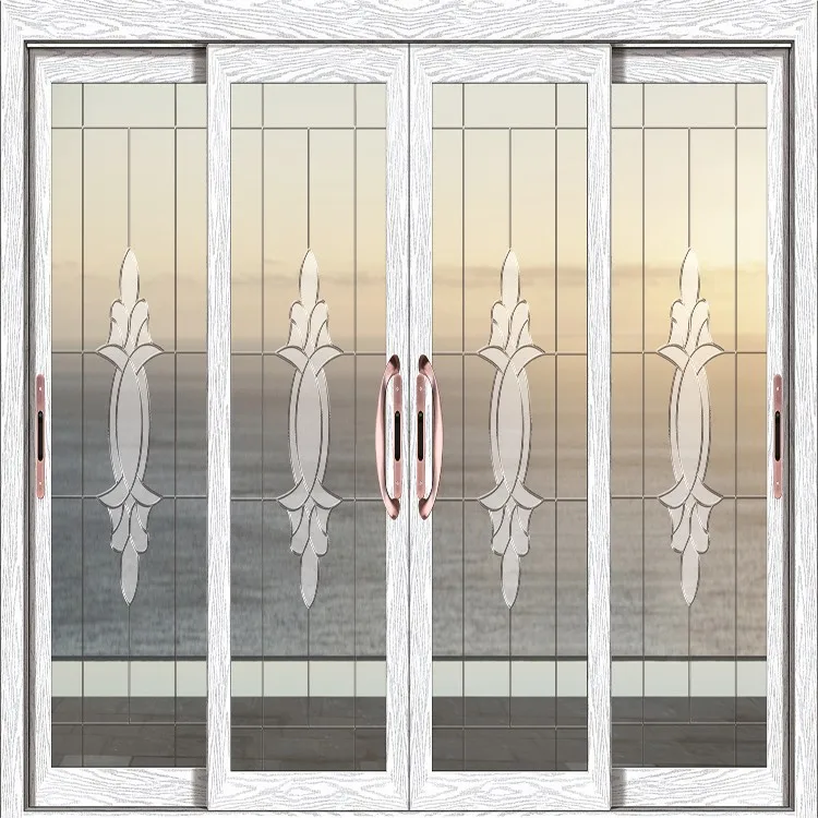 Алюминий художественный главной двери и резьба по дереву, дизайн