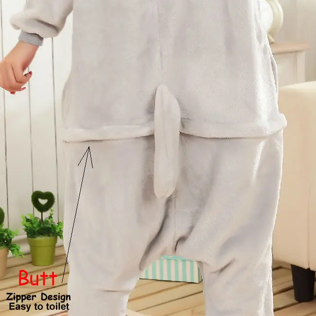 AIMINYZ Brand custom soft and warm adult onesie pyjamas flannel toilet pajama set cute animals onesie pajamas for winter