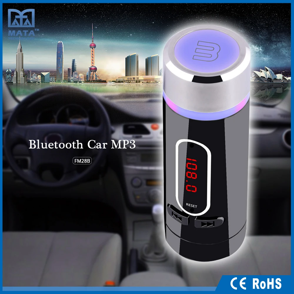 Громкой Автомобильный Комплект Bluetooth Mp3 Плеер Fm Передатчик