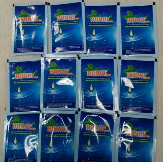 RH-208 Pesticide Additive Silicone Adjuvant Silicone Spreader Polyether Modified Trisiloxane Agricultural Silicone Surfactant