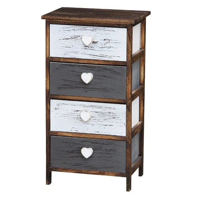 Solid Wood Retro Style Multi Drawer Cabinet Chest, Vintage Retro Furniture